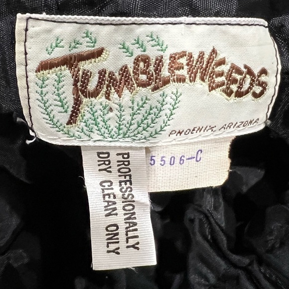 Vintage Tumbleweeds Velvet Lace Black & Gold Patchwork Maxi Skirt - Size Small - Picture 10 of 10